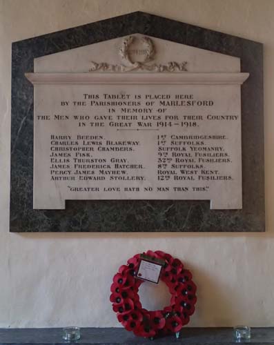 Marlesford War Memorial